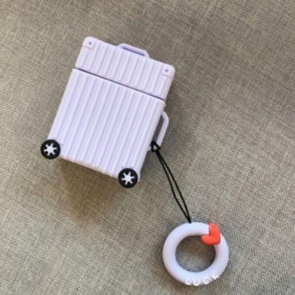 AirPods カバーケース かわいい キャラクター シリコン イヤホンケース 落下防止 リングトラップ キャラクキャリーバッグ エアポッドケース|84770723handt|03