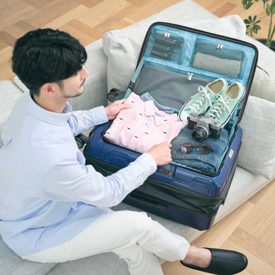 88L レジェンドウォーカー スーツケース 5525 ブルーホエール Legend Walker BLUE WHALE 5525-69 キャリーケース ティーアンドエス T\u0026Sの画像