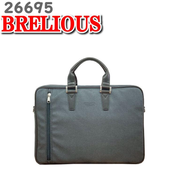 ビジネスバッグ デニム調 ブリーフケース 日本製 メンズ ビジネスバッグ BRELIOUS ブレリアス カジュアル 26695 42cm B4 豊岡製鞄 国産 平野鞄