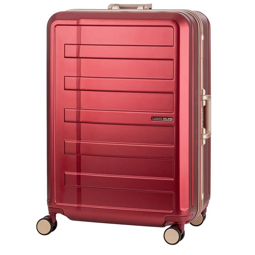 レジェンドウォーカー NEXIS スーツケース Lサイズ 90L 1週間以上 5903-68 フレームタイプ ポリカーボネート USB充電 ストッパー付き 静音 ダブルキャスター TSAロック 無料受託手荷物 LEGEND WALKER（レジェンドウォーカー） 90L スーツケース 5903