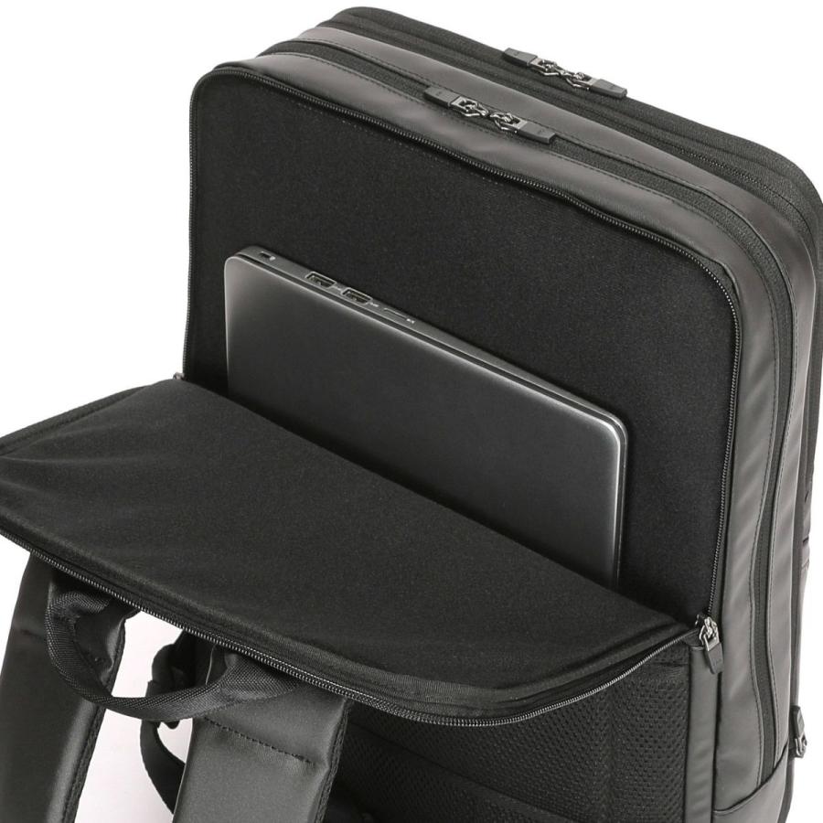バーマス デュライト フレックス リュックサック ビジネスリュック BERMAS Dulite Flex 2層リュック メンズ ブランド 衣川産業 60644 42cm EX6cmの画像