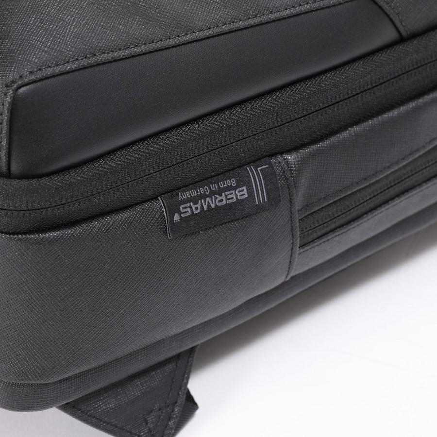 バーマス デュライト フレックス ビジネスバッグ リュックサック ビジネスリュック BERMAS メンズ ブランド 衣川産業 60646 サフィアーノブラック |  | 15