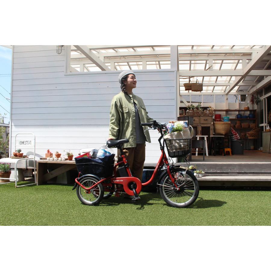 ミムゴ 組立サービス付 BEPN18 BEPN18-WH 3輪自転車 電動三輪自転車