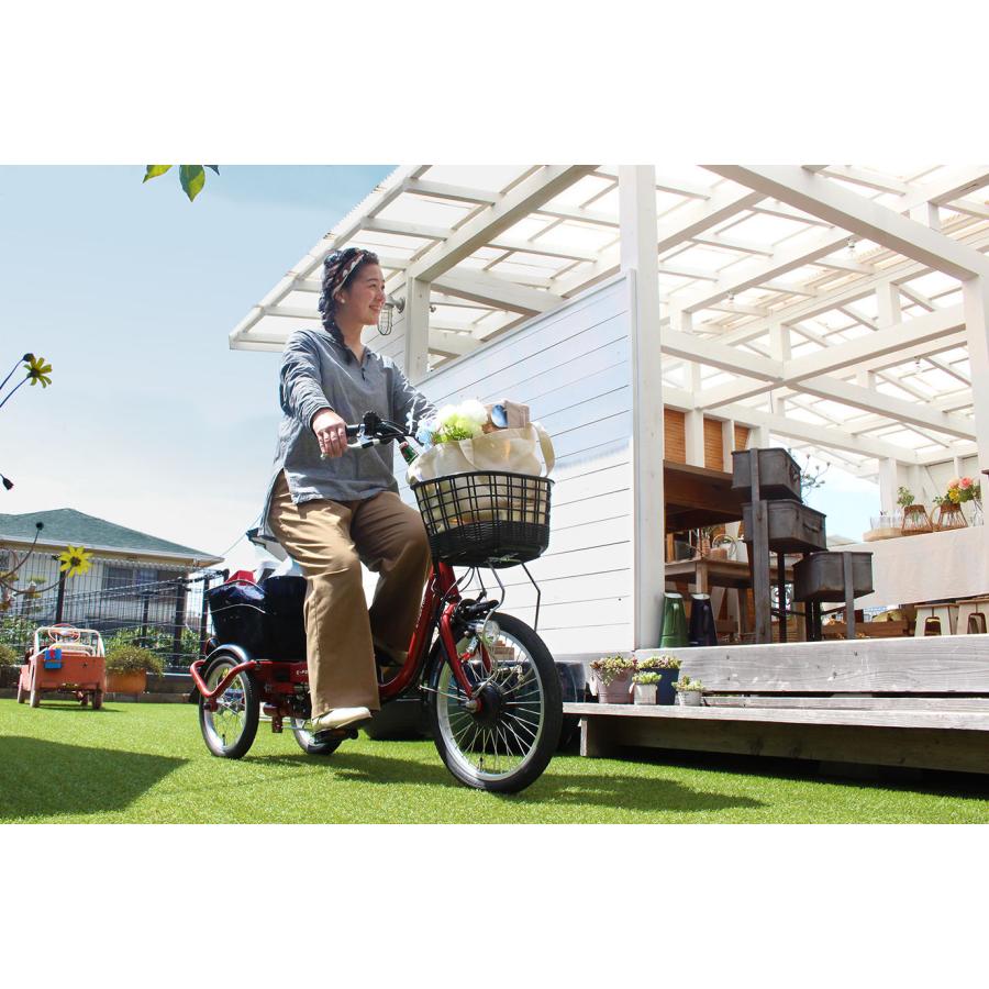 ミムゴ 組立サービス付 BEPN18 BEPN18-WH 3輪自転車 電動三輪自転車