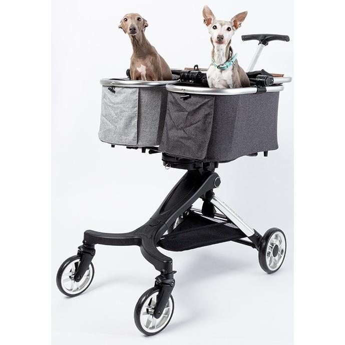 ピッコロカーネ ドッピオ Doppio ダブルコット ピッコロカーネカート 犬 ペットカート 犬用 ドッグカート Piccolo Cane 小型犬 多頭飼い |  | 01