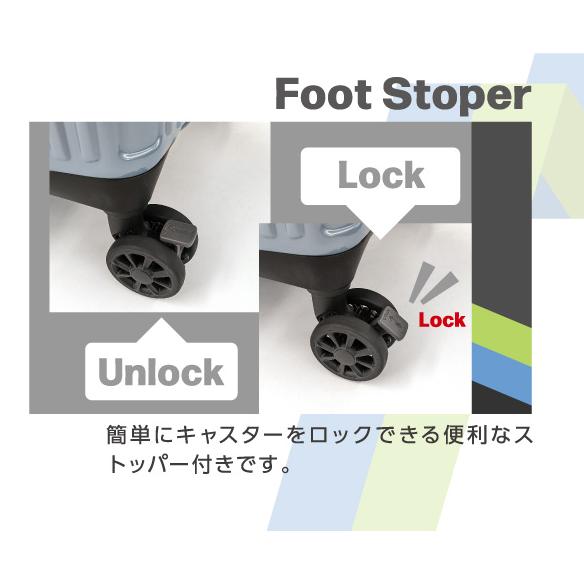 大容量 マックストップ  A.L.I アジアラゲージ スーツケース キャリーバッグ キャリーケース MAXSTOP-24 70L ストッパー付き | アジア・ラゲージ | 04