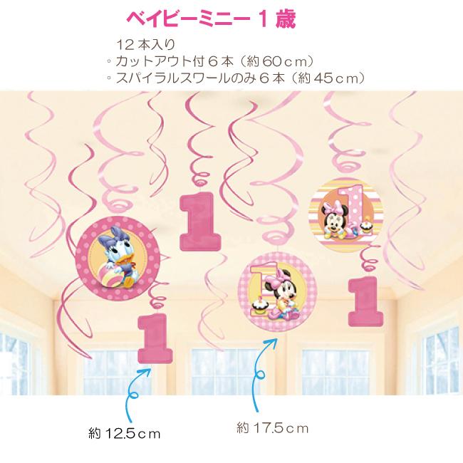 スパイラルデコ 飾り付け 誕生日 ディズニー 数字 ハッピーバースデー 飾り おうちパーティー ミニオン 信用 ミニー トイストーリー トーマスス カーズ ミッキー