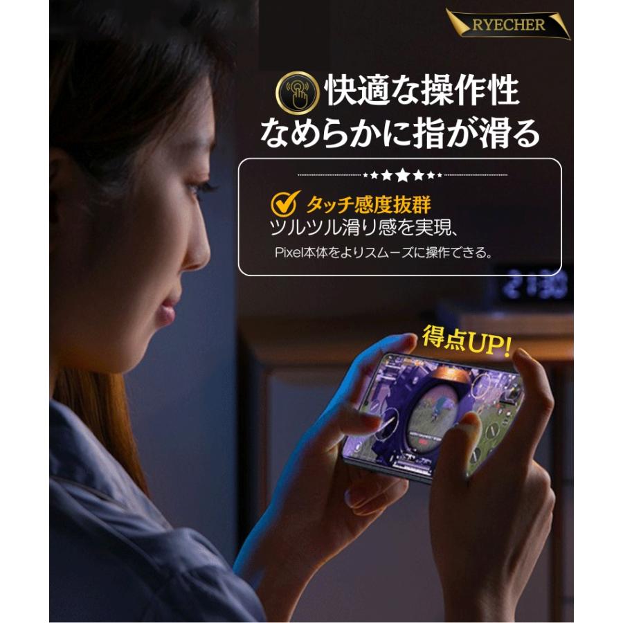 RYECHER 覗き見防止 Google Pixel 8a ガラスフィルム 覗き見 Pixel8a
