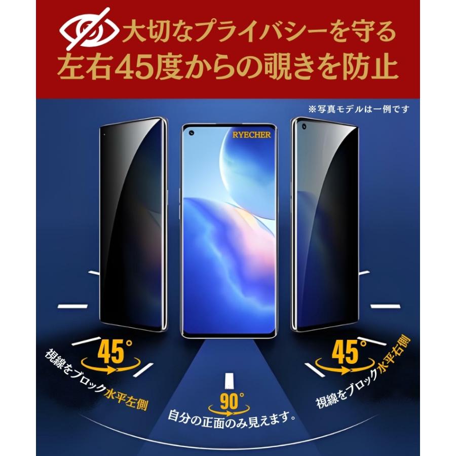 RYECHER 覗き見防止 Galaxy A23 5G 保護フィルム 除き見 Galaxy SC56C