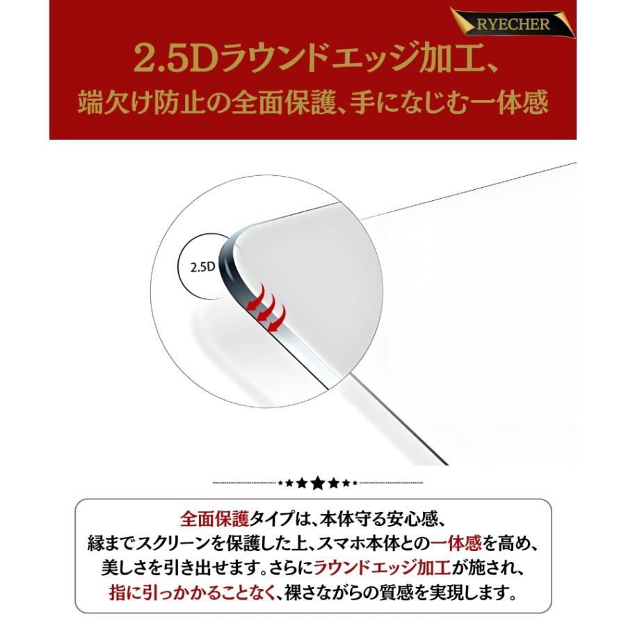 RYECHER 覗き見防止 Galaxy A54 SC-53D フィルム 全面保護 のぞき見