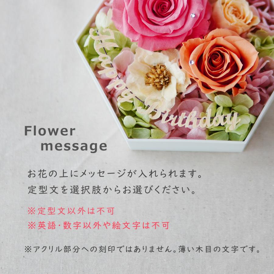 フラワーボックス プリザーブドフラワー 誕生日 バラ 花 ギフト 卒業式