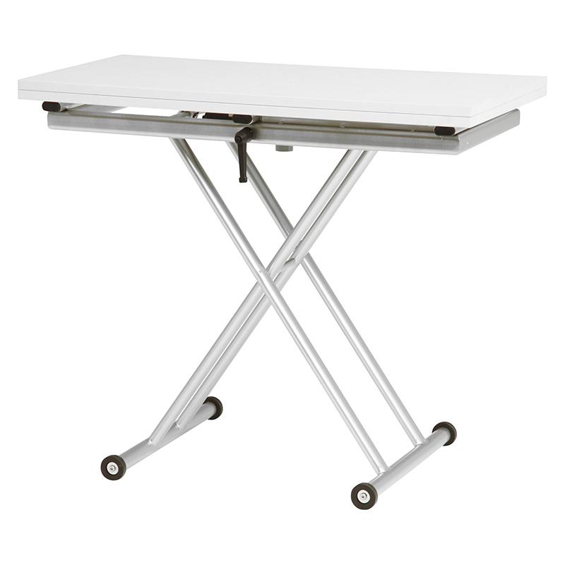 一流の品質 エクステンション昇降テーブル（ホワイト） KT-3195WH その他テーブル