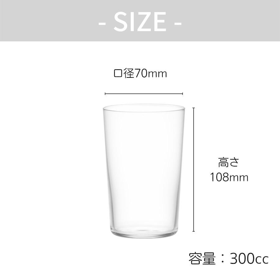木村硝子店 ワサビ 10oz タンブラー 6個セット 極薄 ガラス グラス