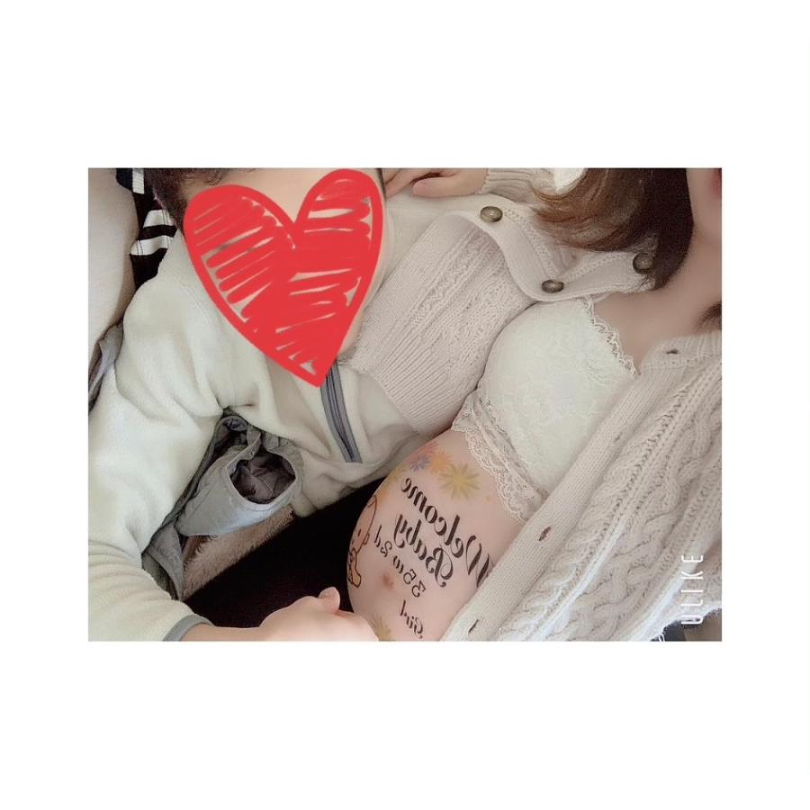 割引も実施中 赤ちゃん花フレーム マタニティペイントシール マタニティフォトシール ベリーペイント