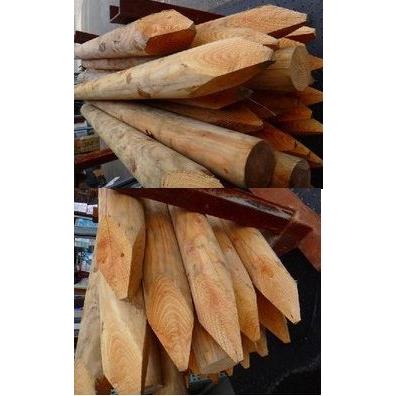 □C1【古定#152サ071006-14】松杭 くい クイ 径90m/m 長さ1800m/m 1本