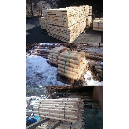 □C1【古定#152サ071006-14】松杭 くい クイ 径90m/m 長さ1800m/m 1本