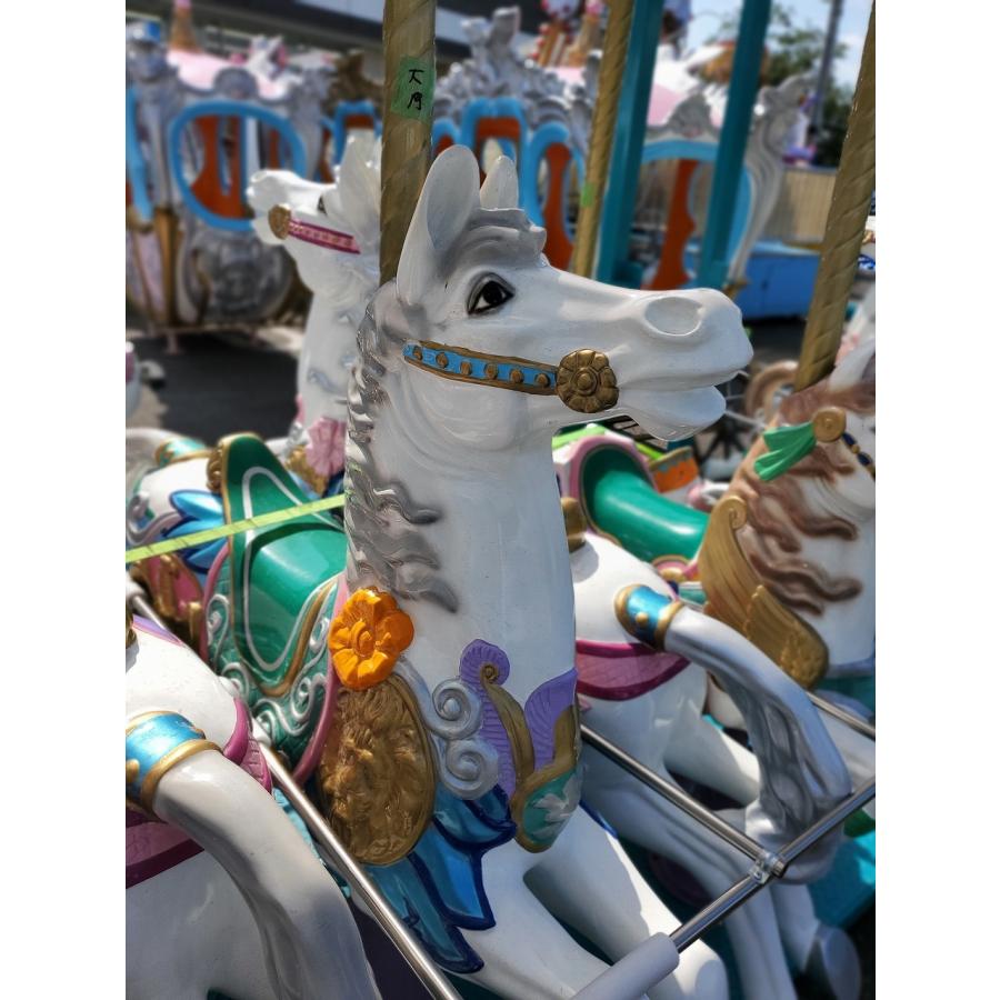 c3A【新長愛ホサ050313-12(11)有】高校生大人用 馬メリーゴーランド用