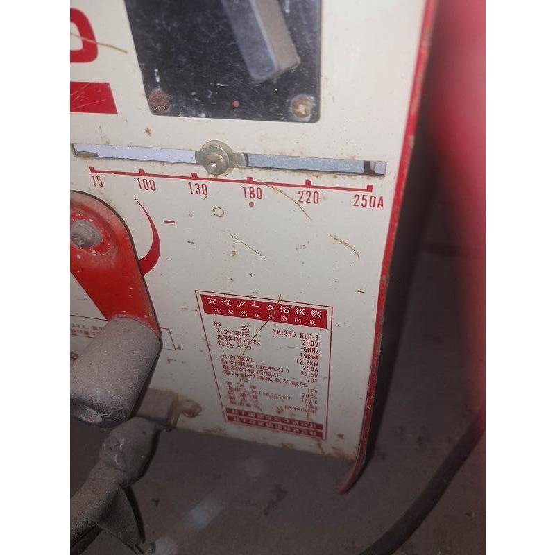 C3A【石富イカ070426-2】アーク溶接機 250A 200V YK-256 送料別途 |  | 01