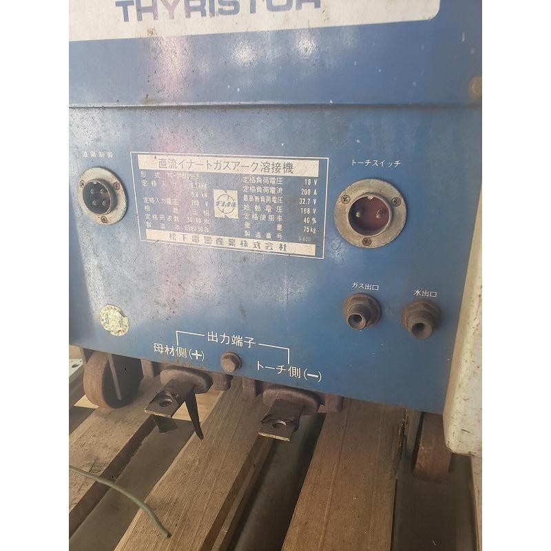 c3A【棚30263新】200A 直流イナートガスアーク溶接機 DS200 パナソニック 3相 YC-200TDS-3 本体のみ |  | 02
