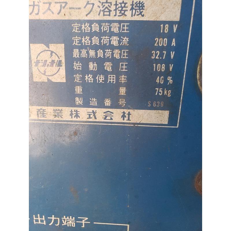 c3A【棚30263新】200A 直流イナートガスアーク溶接機 DS200 パナソニック 3相 YC-200TDS-3 本体のみ |  | 05