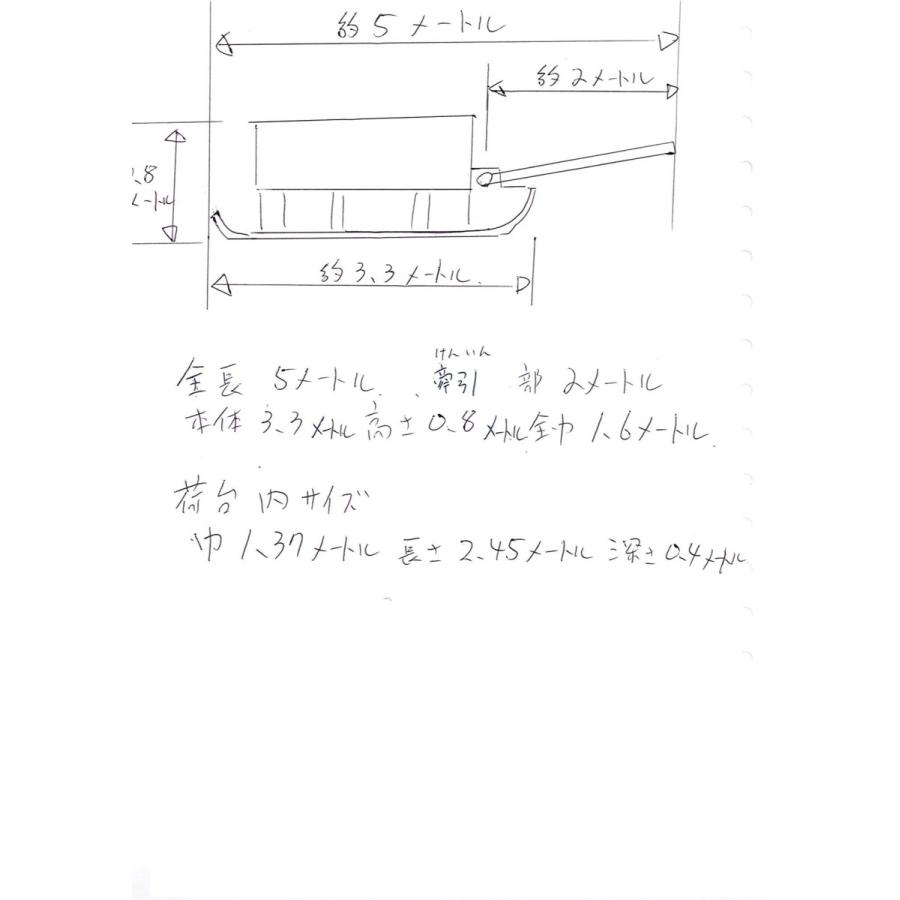 3A【W棚イ高山299202有】集材機用 山そり 林業用