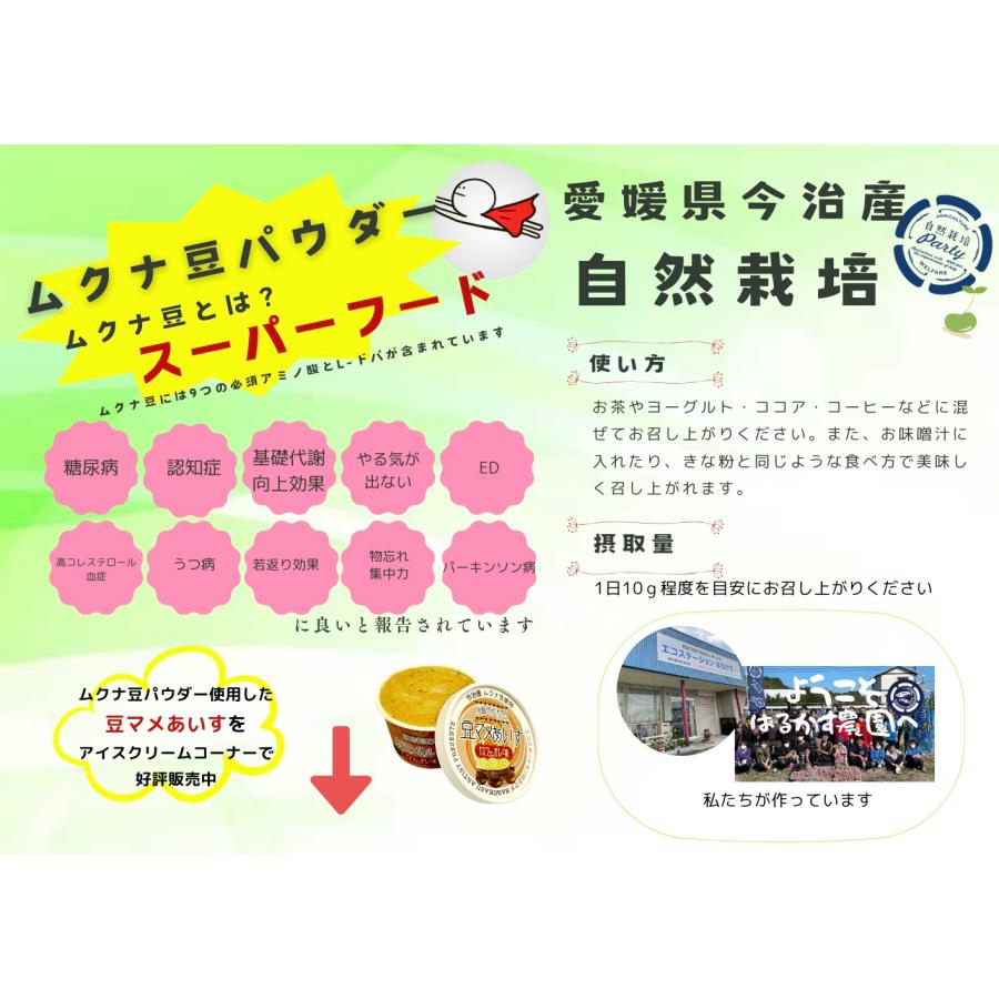 　自然栽培　ムクナ豆　パウダー　100g |  | 01