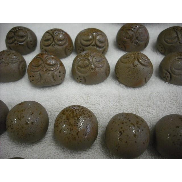 備前焼 備前玉 幸せのフクロウ入り 大量購入用　※単価は１個の価格です |  | 01