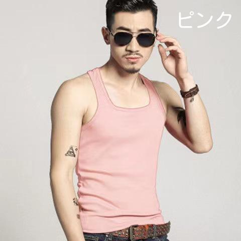 ON メンズ コート タンクトップ ピンクイエロー 楽天市場】タンクトップ メンズ ノースリーブ インナートップス