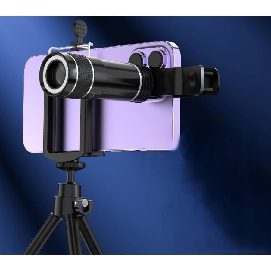 スマホ用カメラレンズ 望遠レンズ ズームレンズ 単品 20倍