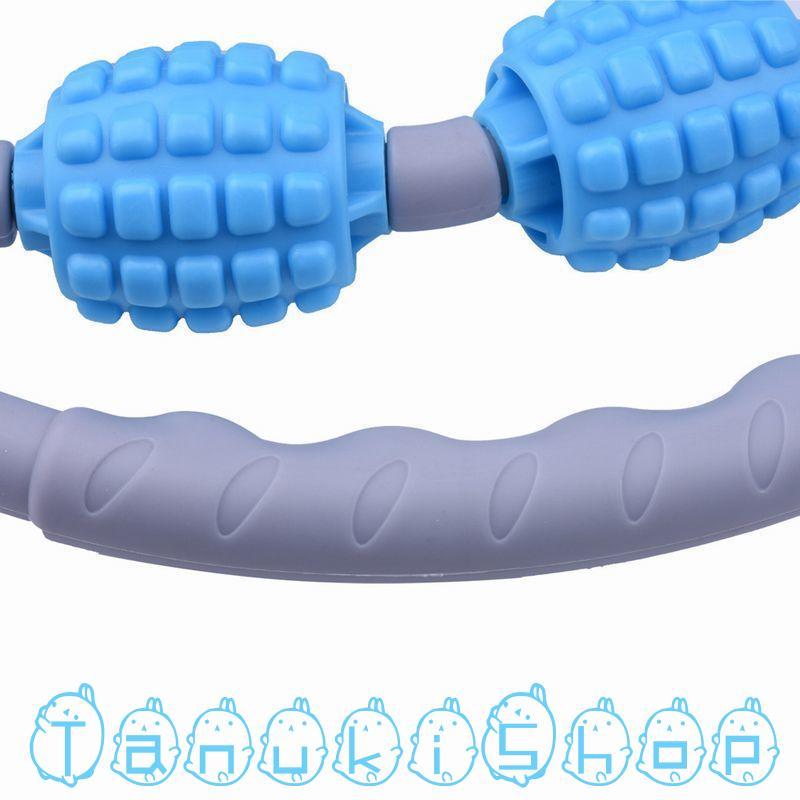 マッサージローラー マッサージ器 マッサージグッズ むくみ取り 筋肉をほぐす 脚 首 こり改善 シンプル 無地 バイカラー 耐久性 おしゃれ 定番 か |  | 09