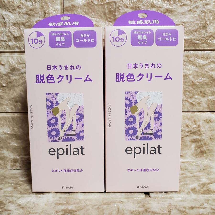 エピラット 脱色クリーム 敏感肌用 【2個】クラシエ : 89ぶん