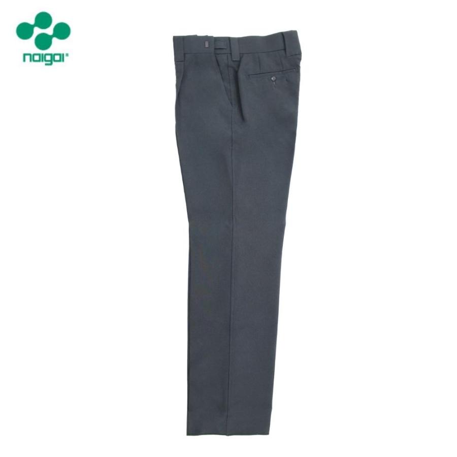 ナイガイ ドライストレッチスラックス（チャコールグレー）S〜4L 審判