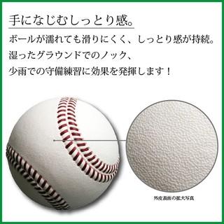 水に強い！新タイプの硬式練習球】ナイガイ スーパーレザー