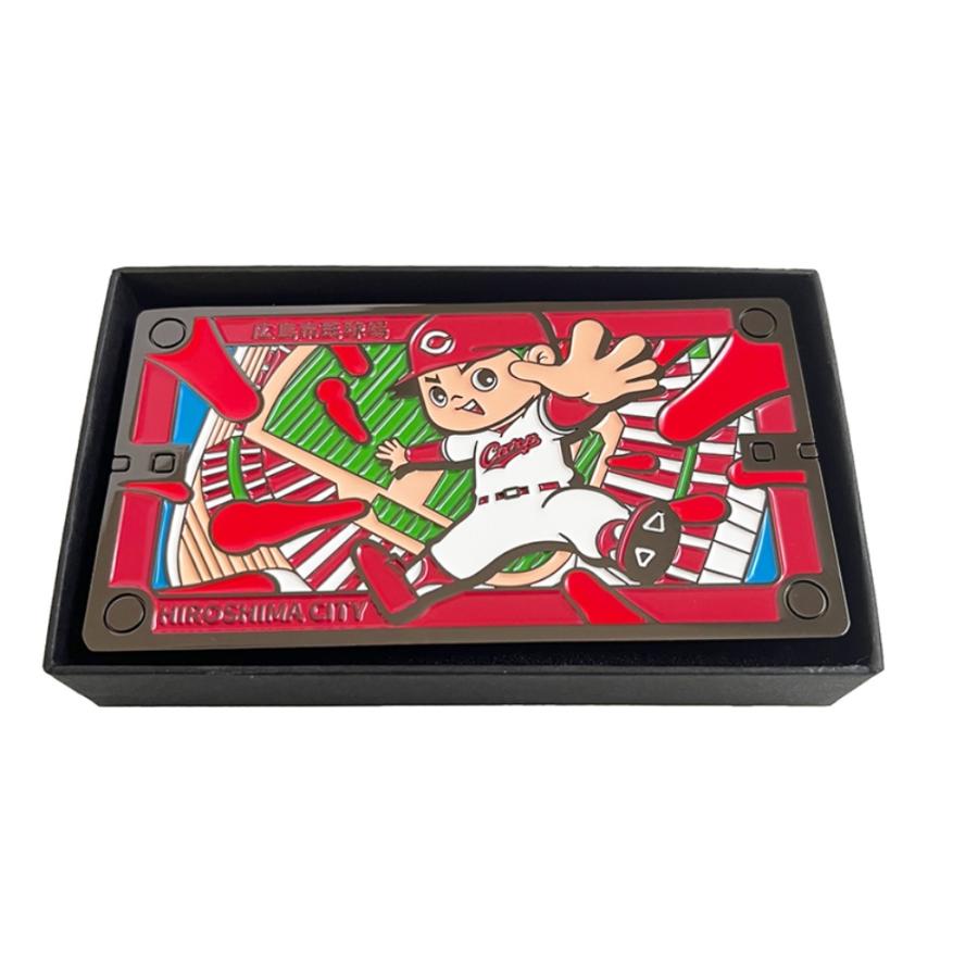 広島東洋カープグッズ 電線共同溝用ミニチュアマンホール 広島東洋