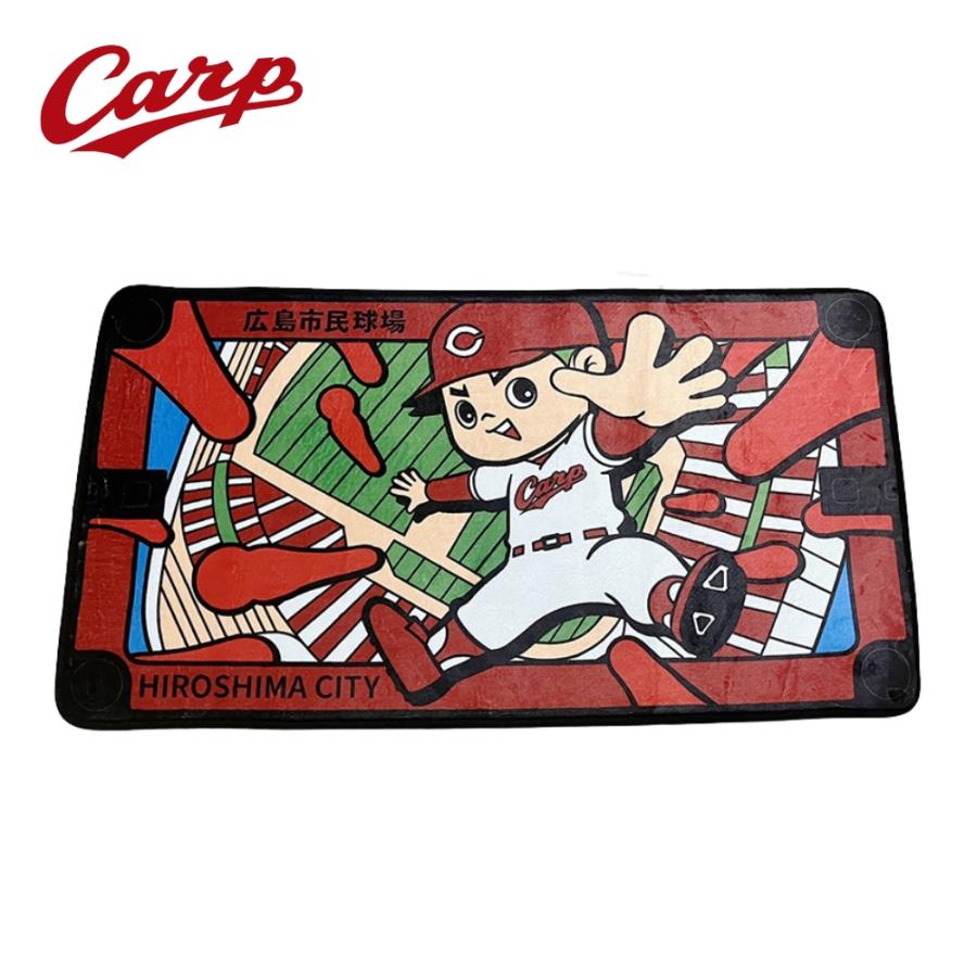 広島東洋カープグッズ 電線共同溝用マンホールフロアマット 広島東洋