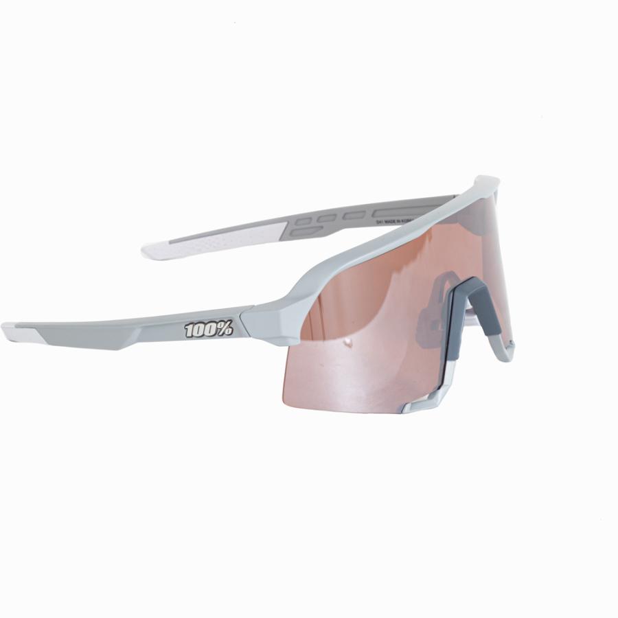 100%（ワンハンドレッド） S3 Soft Tact Stone Grey - HiPER Crimson Silver Mirror Lens 60005-00010 スポーツサングラス MLB プロ野球 NPB 選手着用 ワンハンドレッド Tact Stone Crimson Silver Mirror 100% S3 Soft Grey HiPER Lens スポーツサングラス