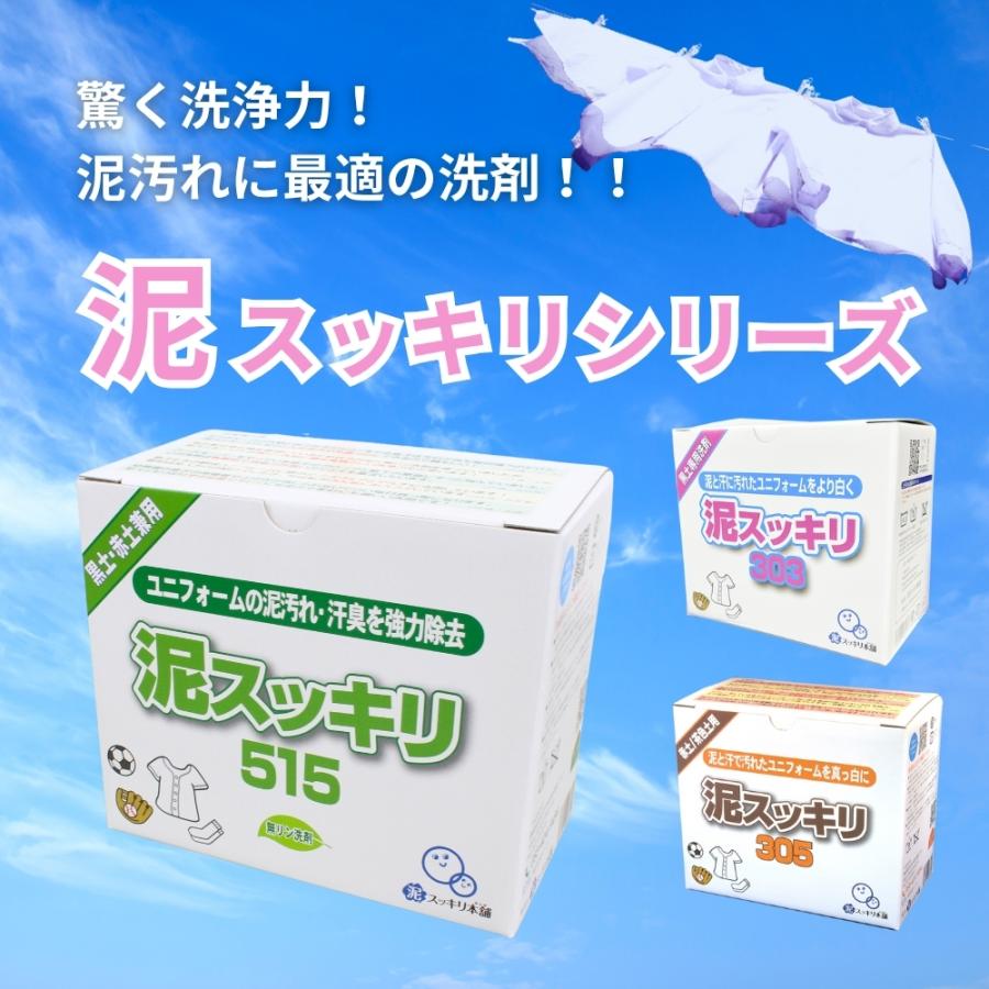 無リンで環境に優しい】泥汚れ専用洗剤「泥スッキリ515」黒土 赤土