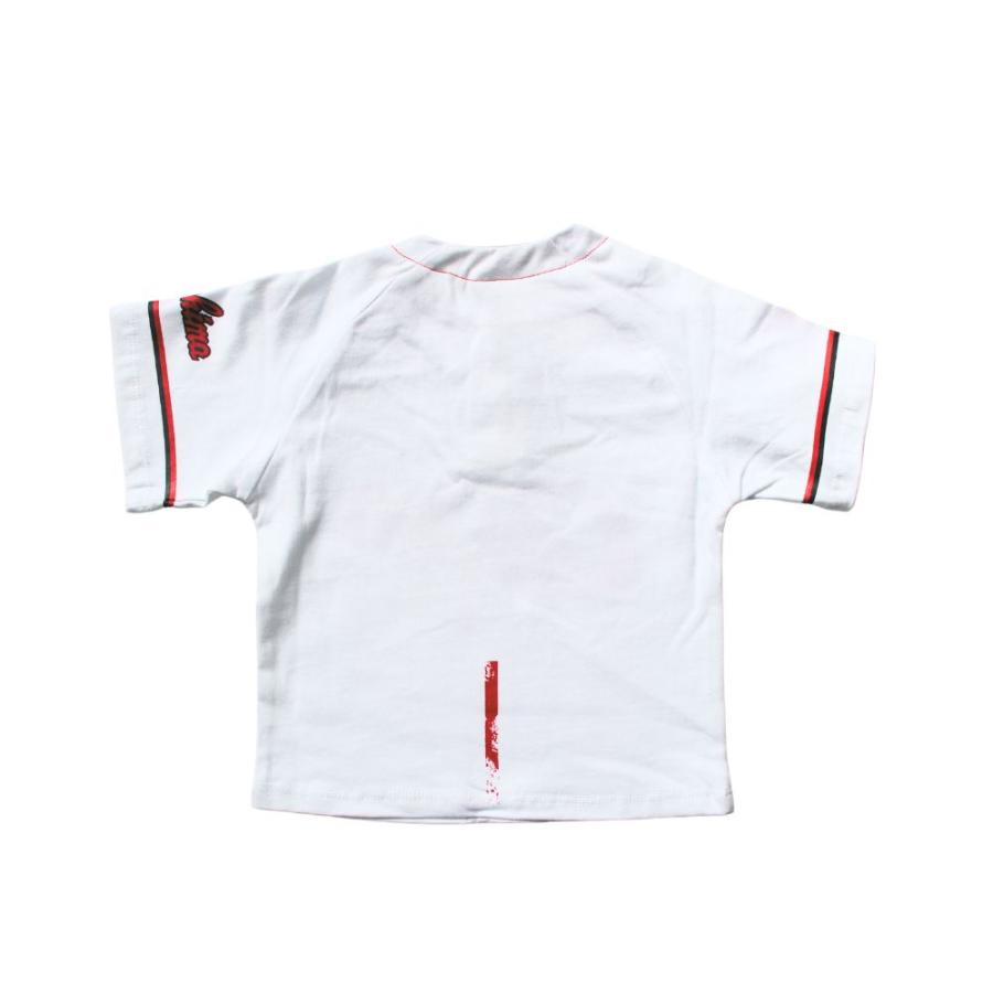 広島東洋カープグッズ キッズ ユニホーム型Tシャツ ホーム（白