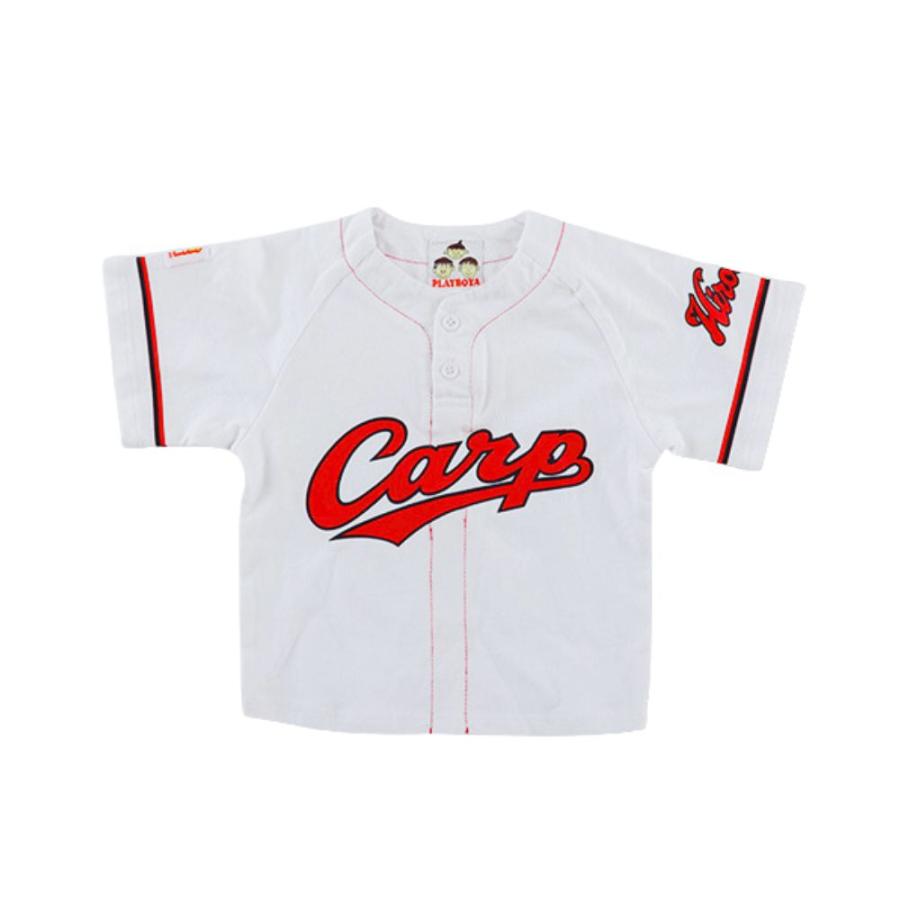 広島東洋カープグッズ キッズ ユニホーム型Tシャツ ホーム（白
