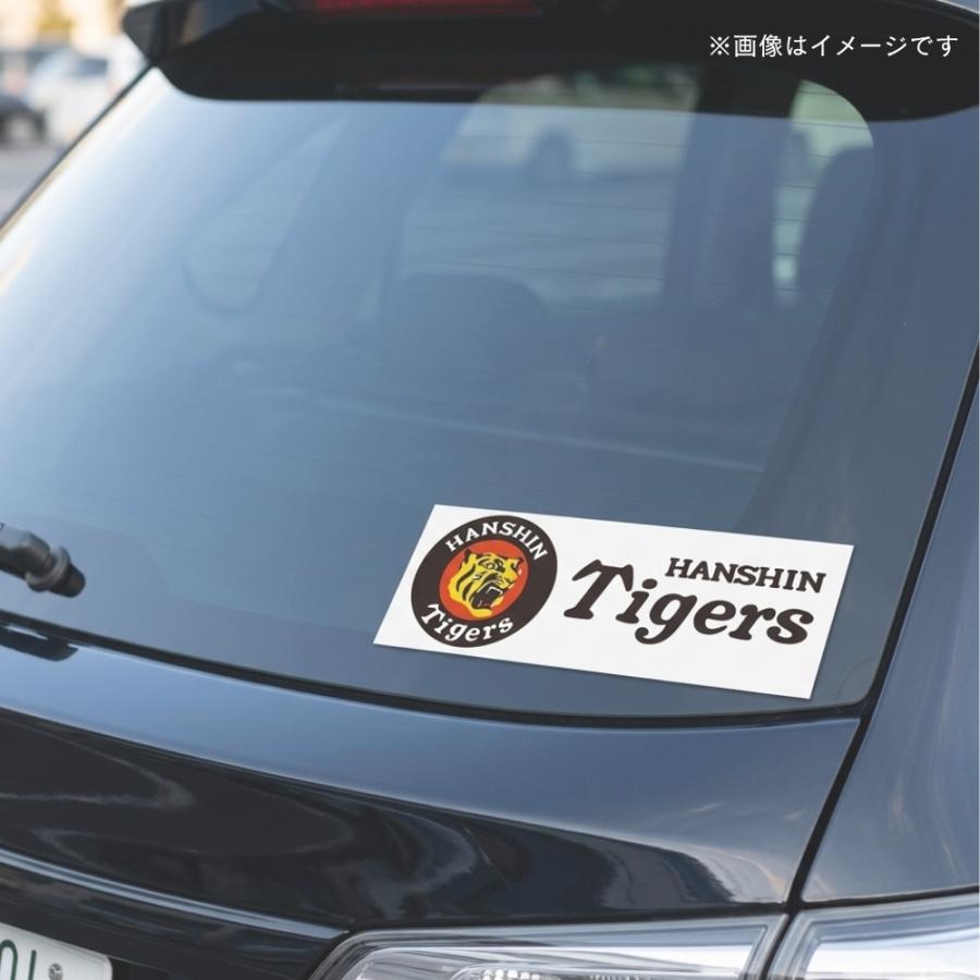 阪神タイガースグッズ カーステッカー 球団旗 / 丸虎Tigers カー用品