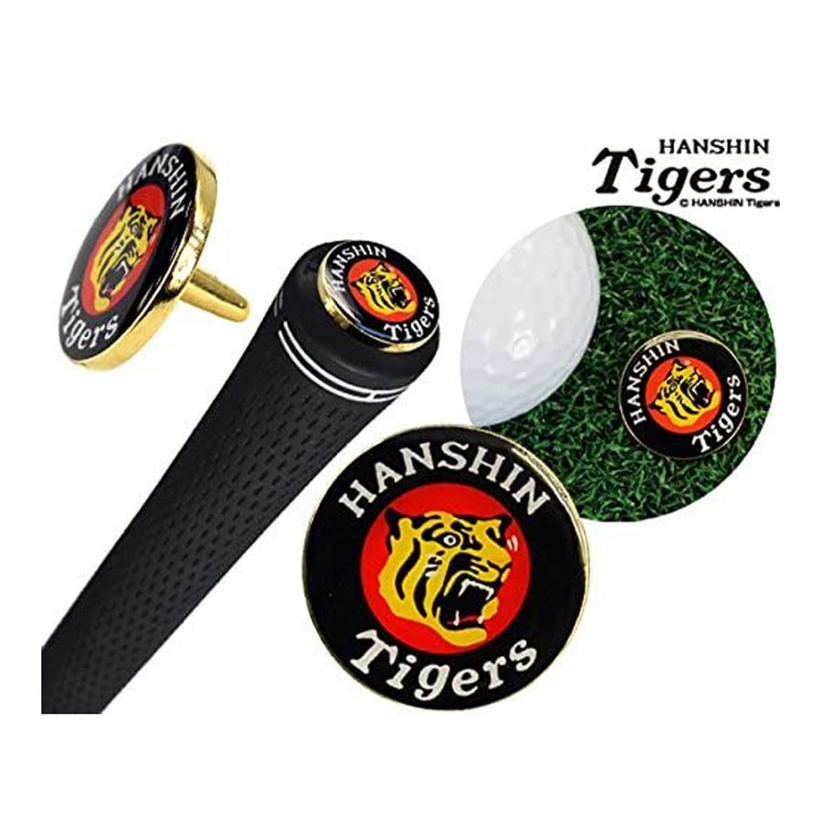 阪神タイガースグッズ グリップエンドマーカー mk0006 ゴルフマーカー