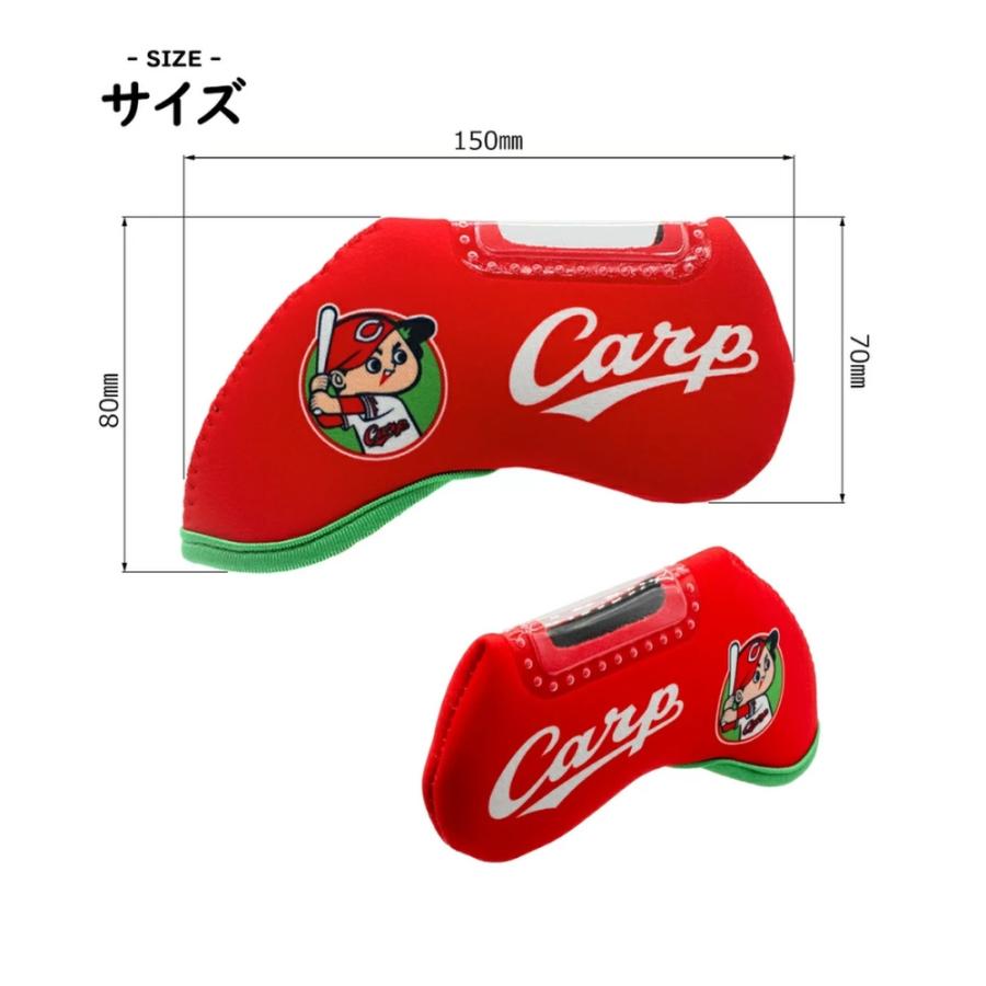 ブリヂストンJGR カープドライバー中古品 カープヘッドカバー付き 広島東洋カープグッズ アイアンカバー（1本用） OHC0051 カープ坊や