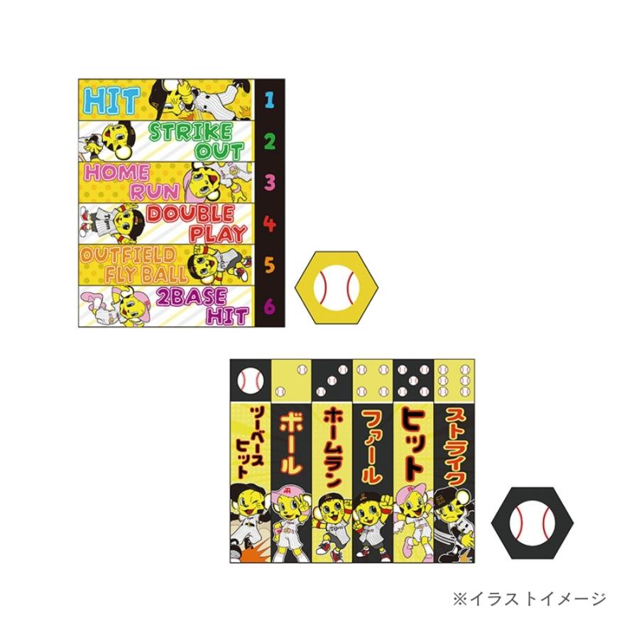 阪神タイガースグッズ コロコロ消しゴム（2個セット）2025 ラッピング