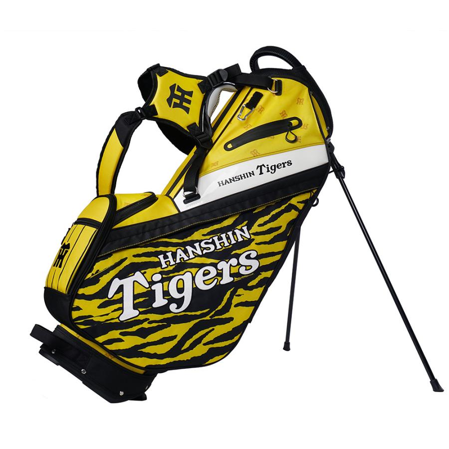 阪神タイガースグッズ 9.5型スタンドバッグ [HTCB1422] キャディバッグ イエロー 黄 ゴルフグッズ wlz18489