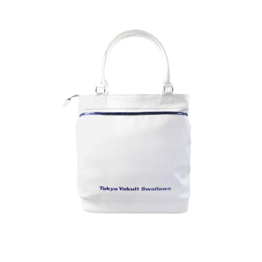 東京ヤクルトスワローズ ゴルフ トートバッグ ホワイト[YSBB-3422]レザックス LEZAX ラッピング不可 東京ヤクルトスワローズ ゴルフ トートバッグ ホワイト[YSBB-3422