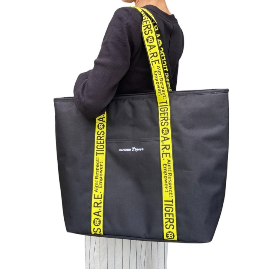 阪神タイガースグッズ ロゴテープトートバッグ（大容量）[trt-696