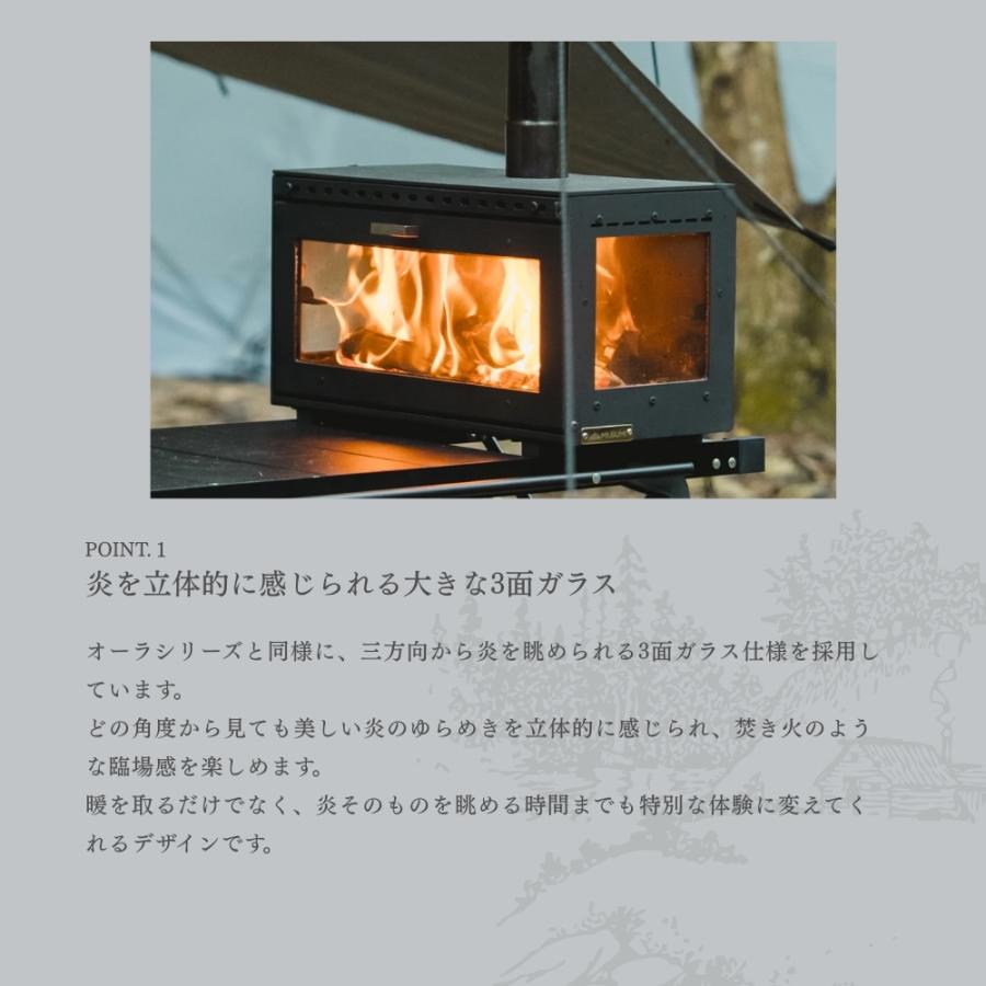 Mt.SUMI アウトドア薪ストーブ ミドラ ステンレス / Woodstove MIDORA