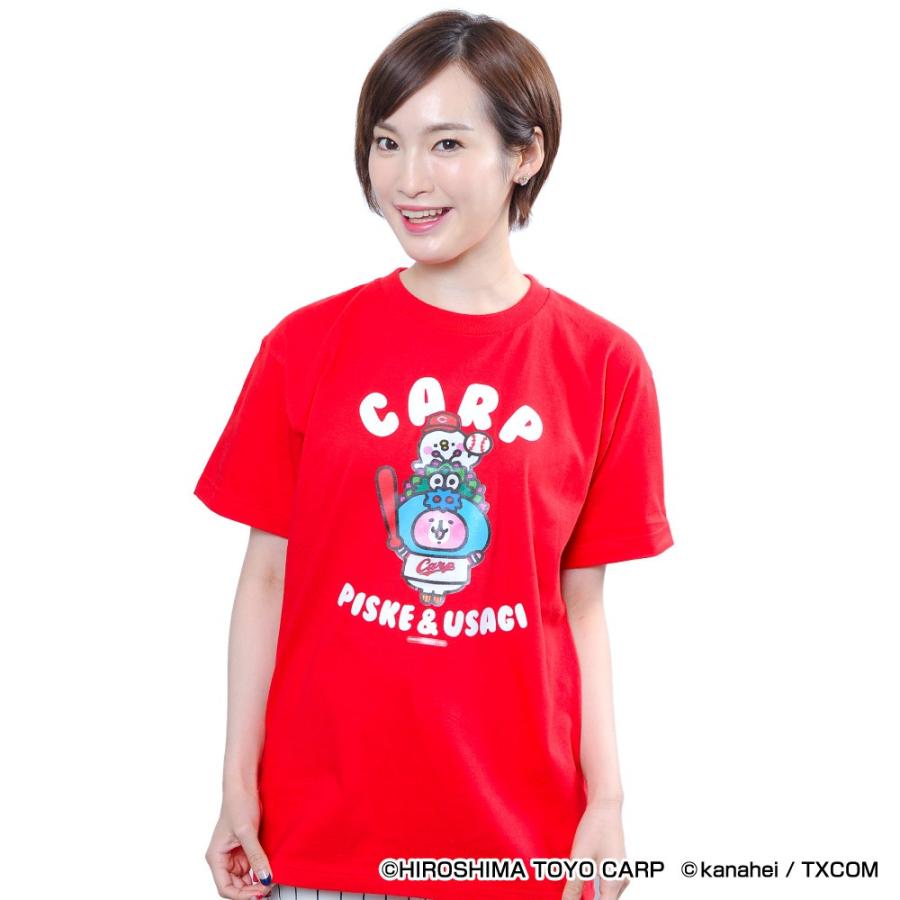 広島カープグッズ カナヘイの小動物コラボ ｔシャツ Wsa1100 1103 キングダム 通販 Yahoo ショッピング