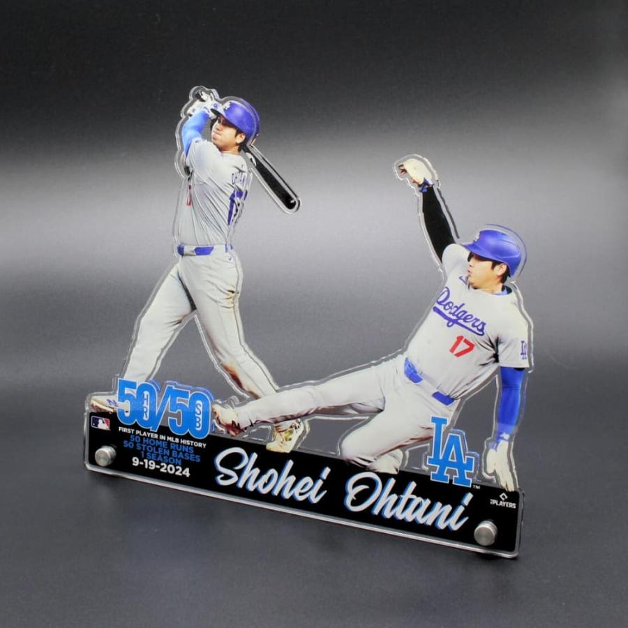 大谷翔平選手　スタンド　50/50 大谷翔平 ドジャースグッズ SHOHEI OHTANI「50/50 モーメント