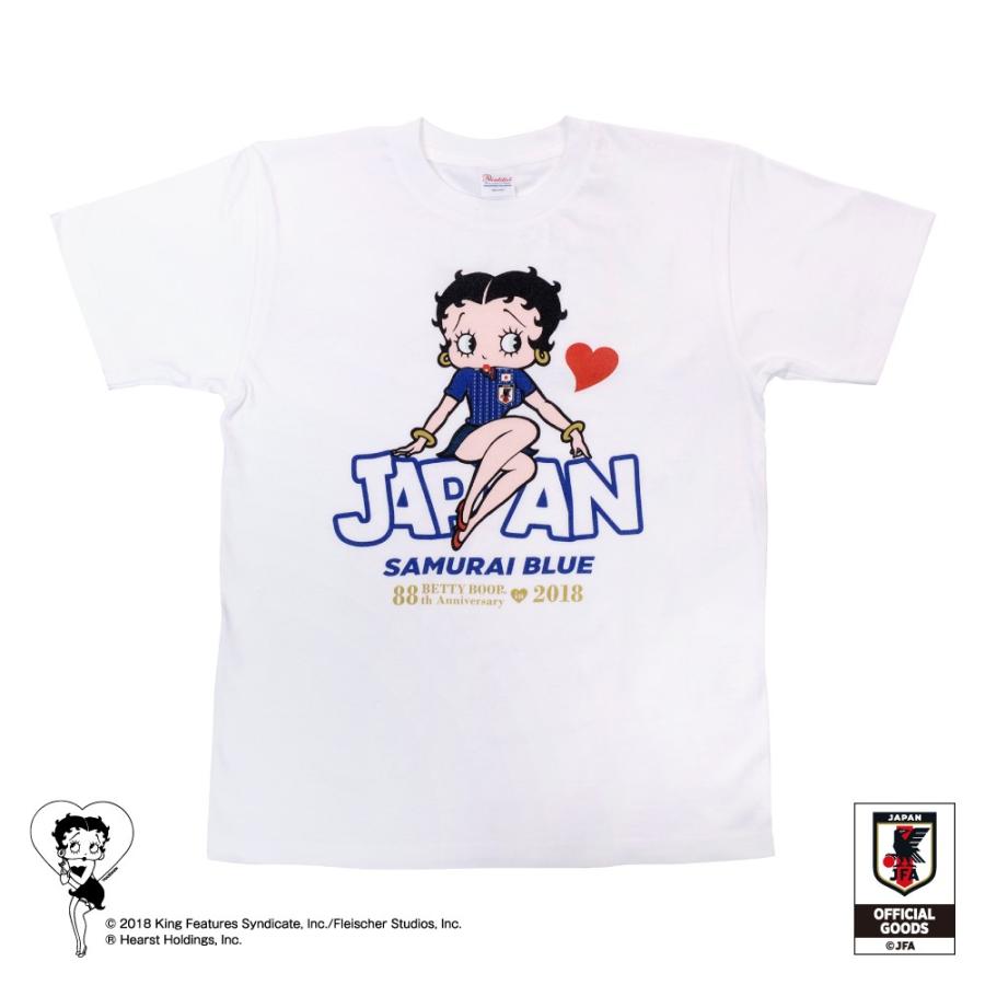 Betty Boop 侍ブルー Betty Boop Tシャツ サッカー日本代表ver Wsa5 2 キングダム 通販 Yahoo ショッピング